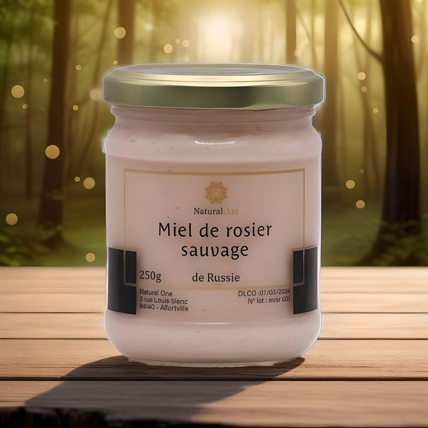 Miel de Rosier sauvage de Russie - 250g